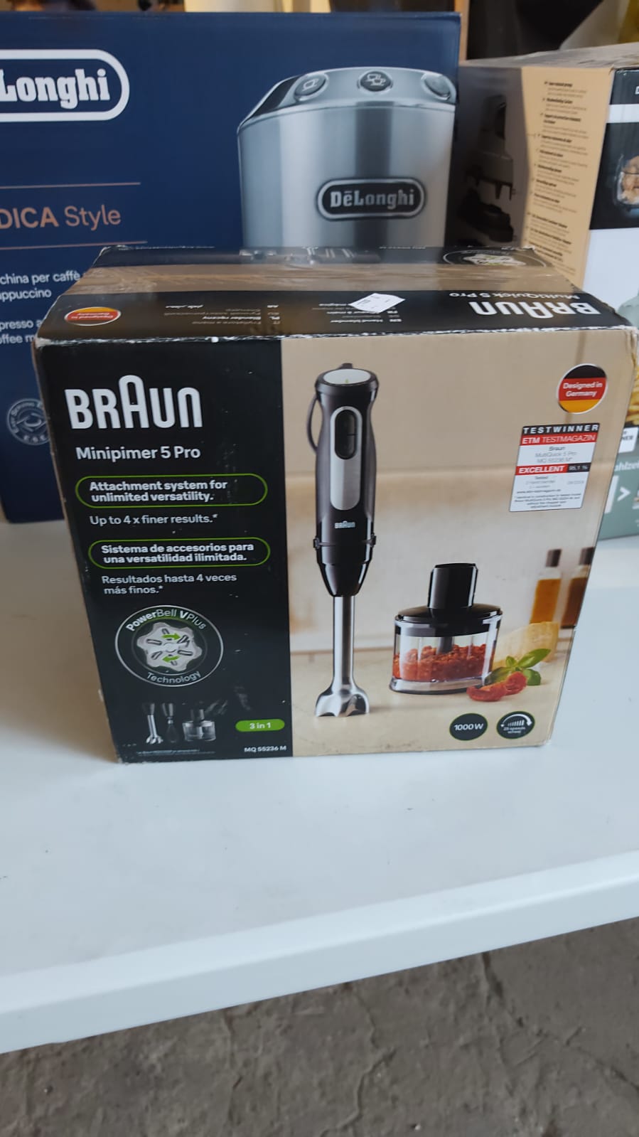 Blender ręczny Braun MultiQuick 5 Pro MQ 55236 M 1000W 3w1 - obrazek 3