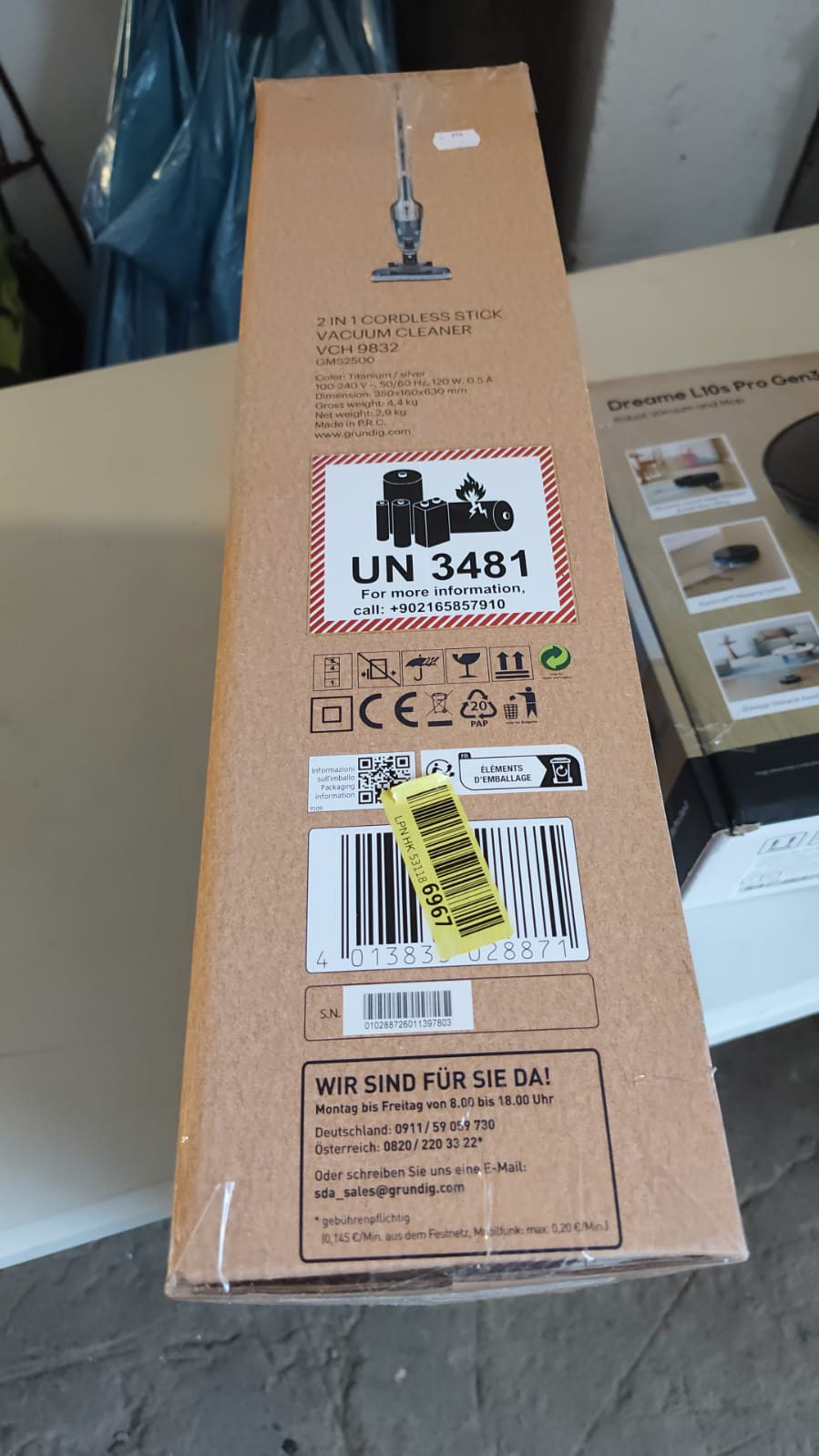 Odkurzacz pionowy bezprzewodowy Grundig VCH 9832 2w1 - obrazek 4