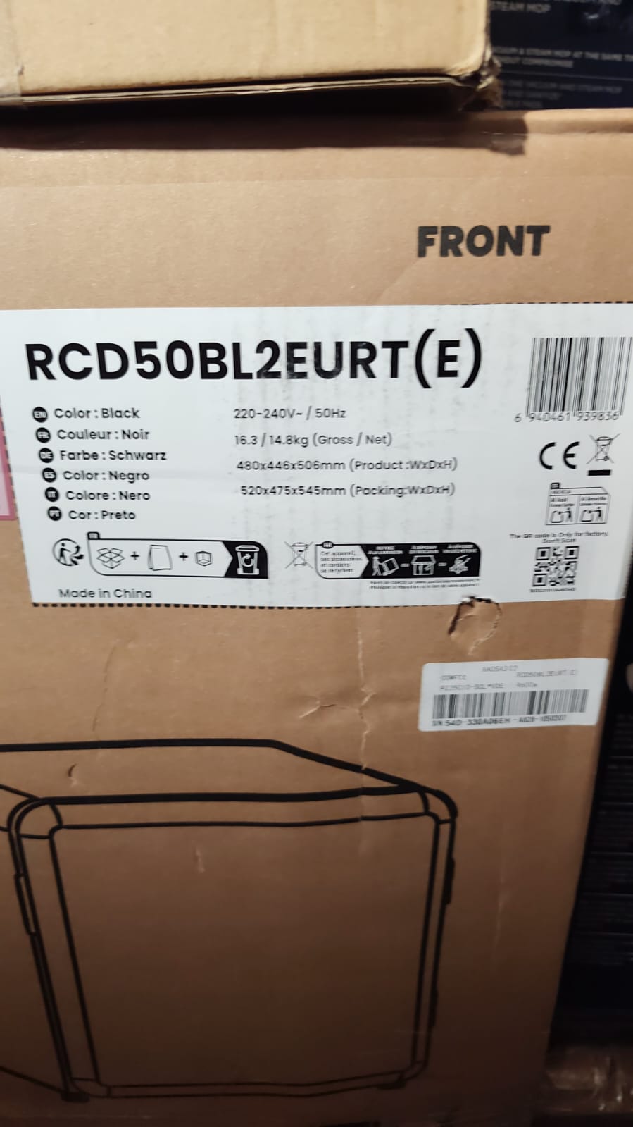Minilodówka wolnostojąca Comfee RCD50BL2EURT - obrazek 3