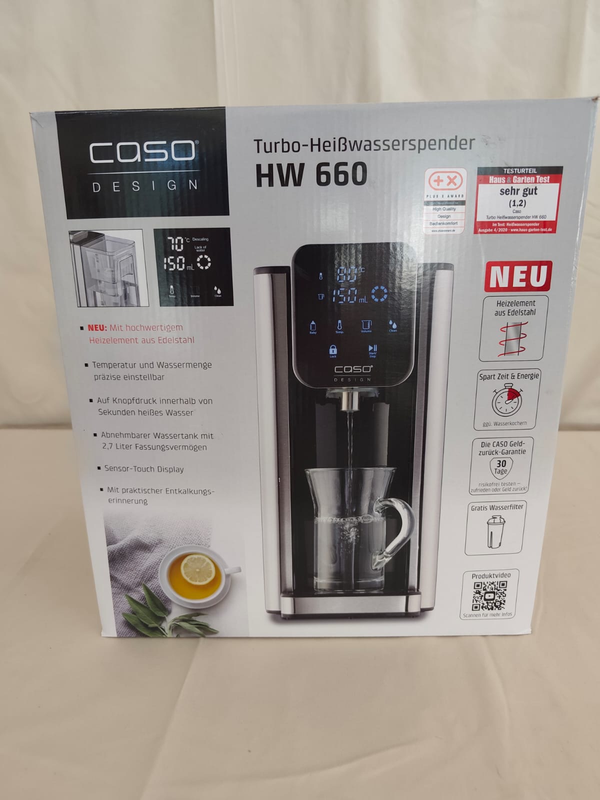 Ekspresowy dyspenser gorącej wody CASO Design HW 660 - obrazek 6