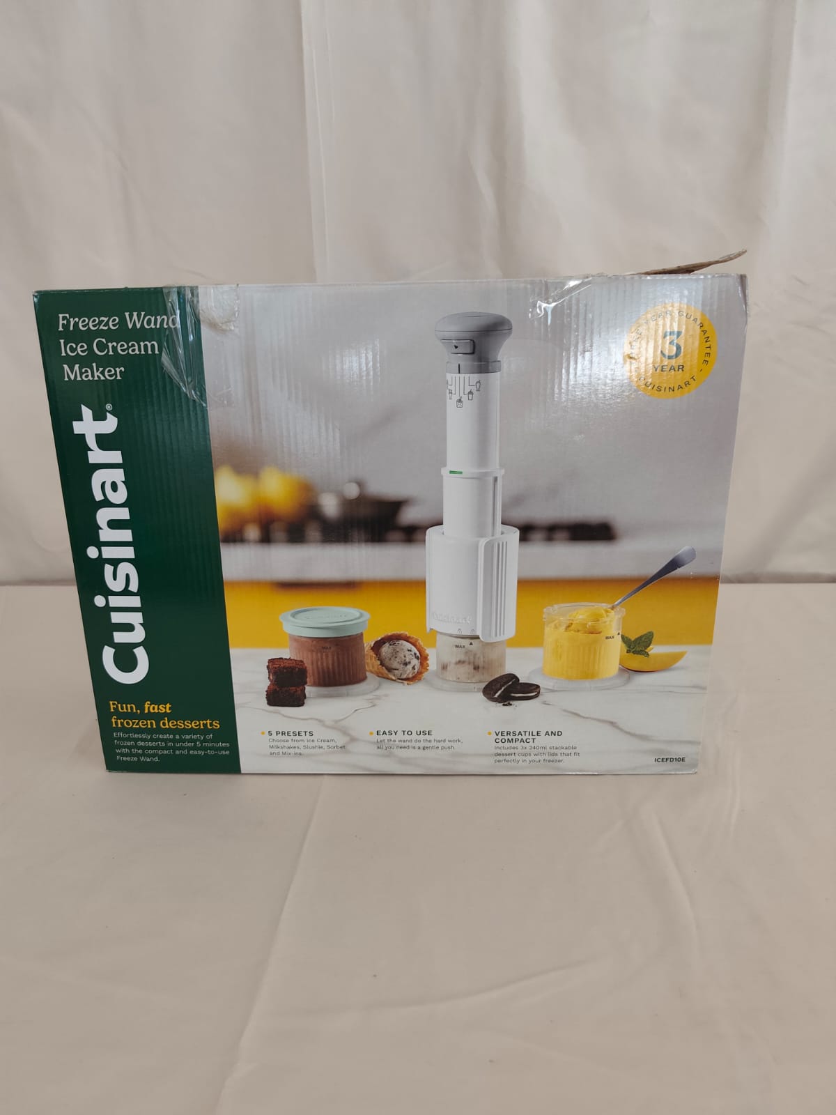 Maszynka do lodów i mrożonych deserów Cuisinart Freeze Wand Ice Cream Maker - obrazek 3