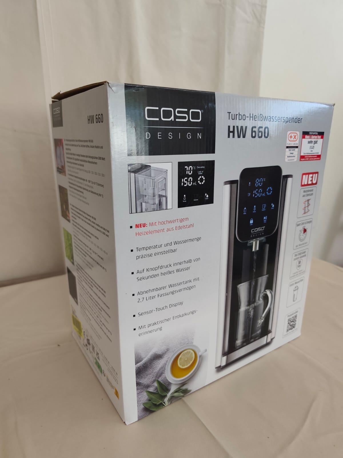 Ekspresowy dyspenser gorącej wody CASO Design HW 660 - obrazek 5