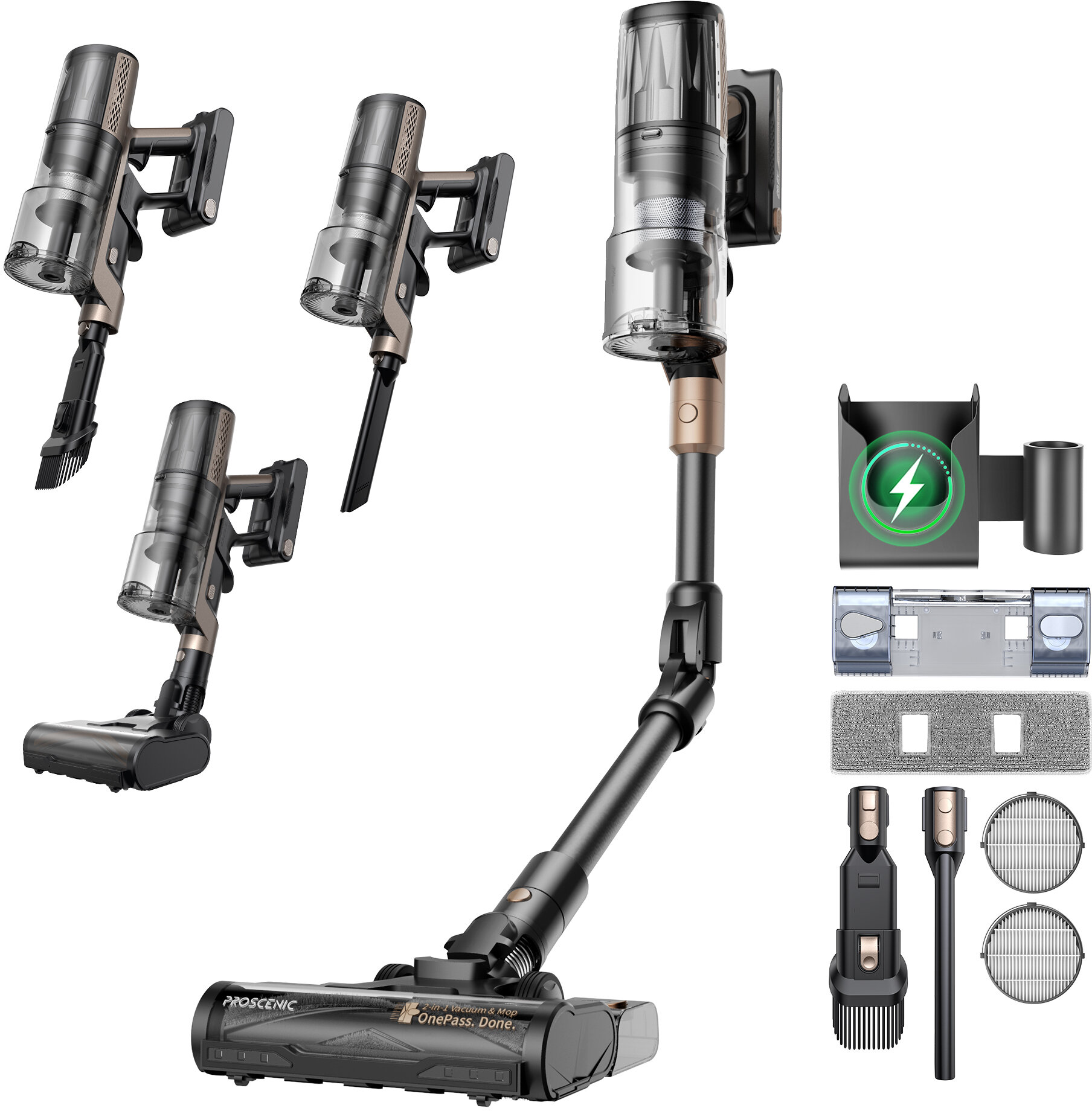 Odkurzacz pionowy bezprzewodowy Proscenic P20 Series - obrazek 2