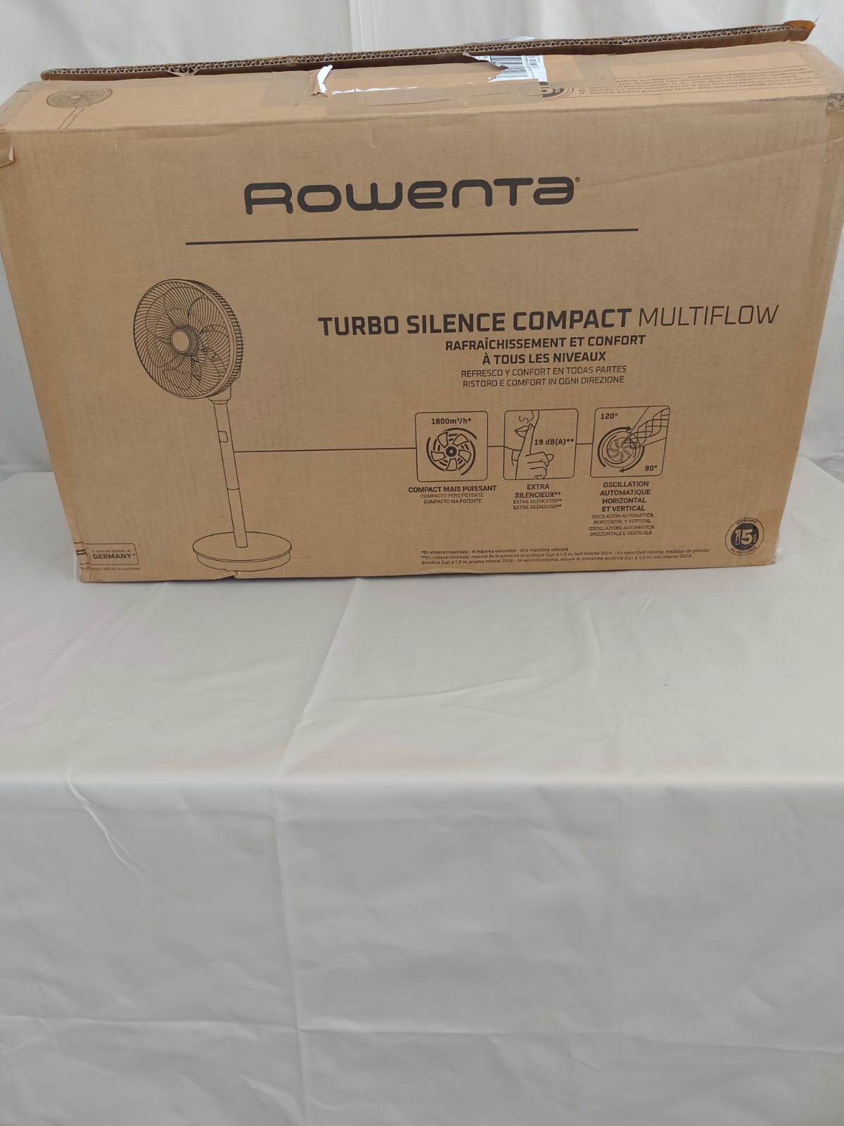 Wentylator stojący Rowenta Turbo Silence Compact Multiflow - obrazek 3