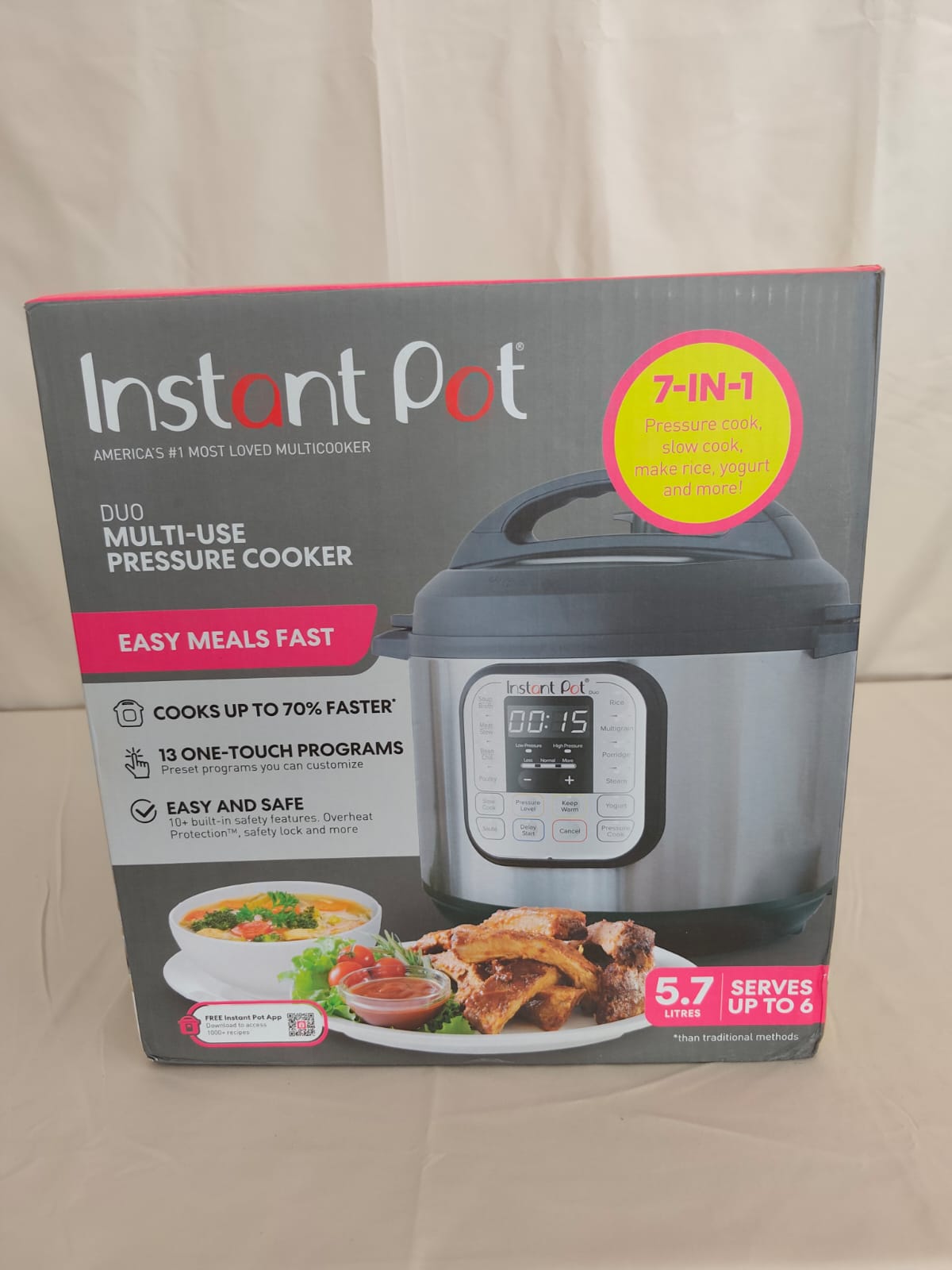 Multicooker szybkowar Instant Pot Duo 7-in-1 - obrazek 3
