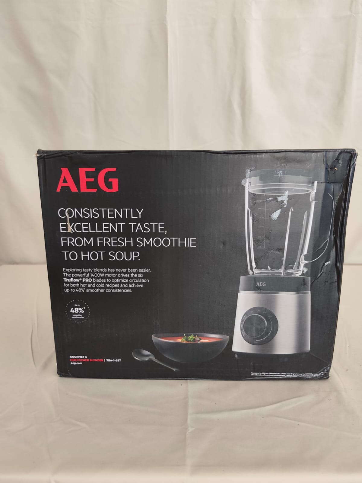Blender kielichowy wysokoobrotowy AEG Gourmet 6 TB6-1-6ST - obrazek 3