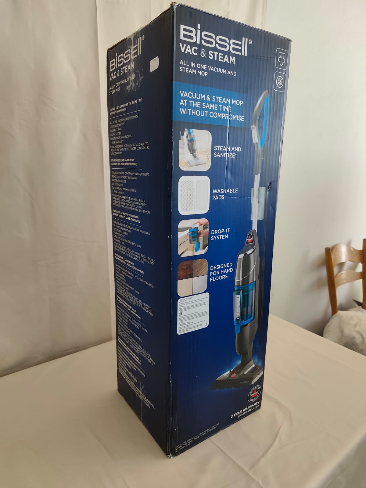 Odkurzacz parowy i mop 2w1 BISSELL Vac & Steam - obrazek 4